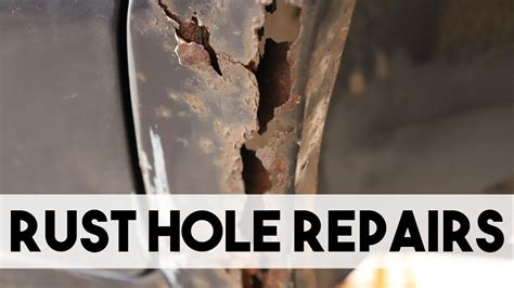 welding rust holes in sheet metal|welding on rusted metal.